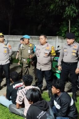 Polsek Pinang Sisir Titik Rawan Kejahatan, Pelaku Premanisme Diancam Ditindak Tegas